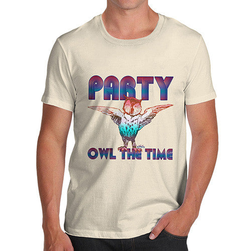 Men's Party Owl T-Shirt