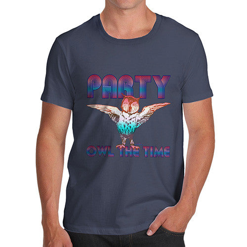 Men's Party Owl T-Shirt