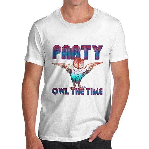 Men's Party Owl T-Shirt