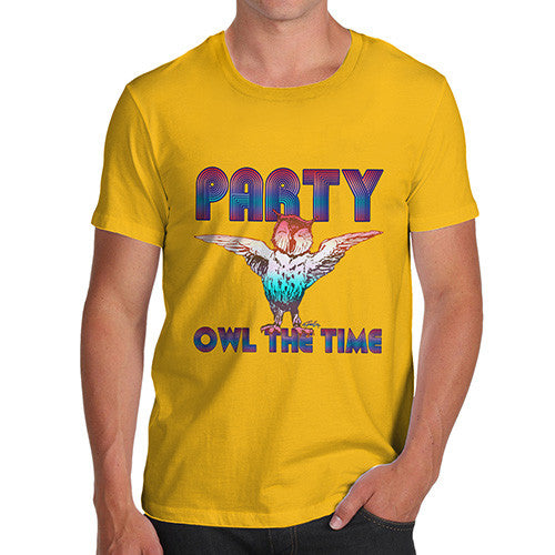 Men's Party Owl T-Shirt