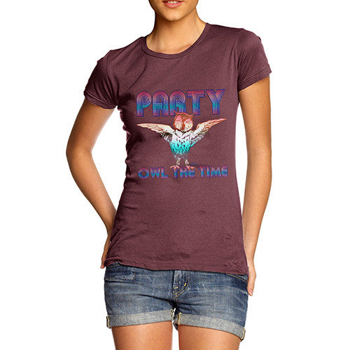 Women's Party Owl T-Shirt