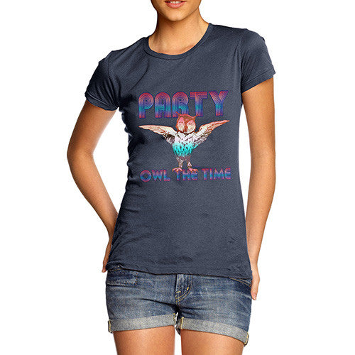 Women's Party Owl T-Shirt