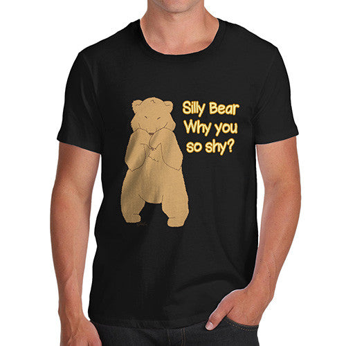 Men's Shy Silly Bear T-Shirt