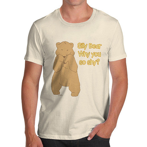 Men's Shy Silly Bear T-Shirt