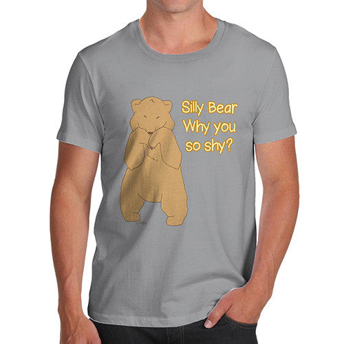 Men's Shy Silly Bear T-Shirt