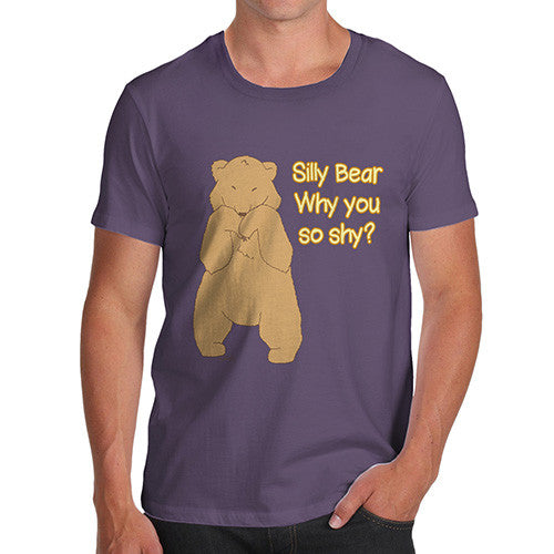 Men's Shy Silly Bear T-Shirt