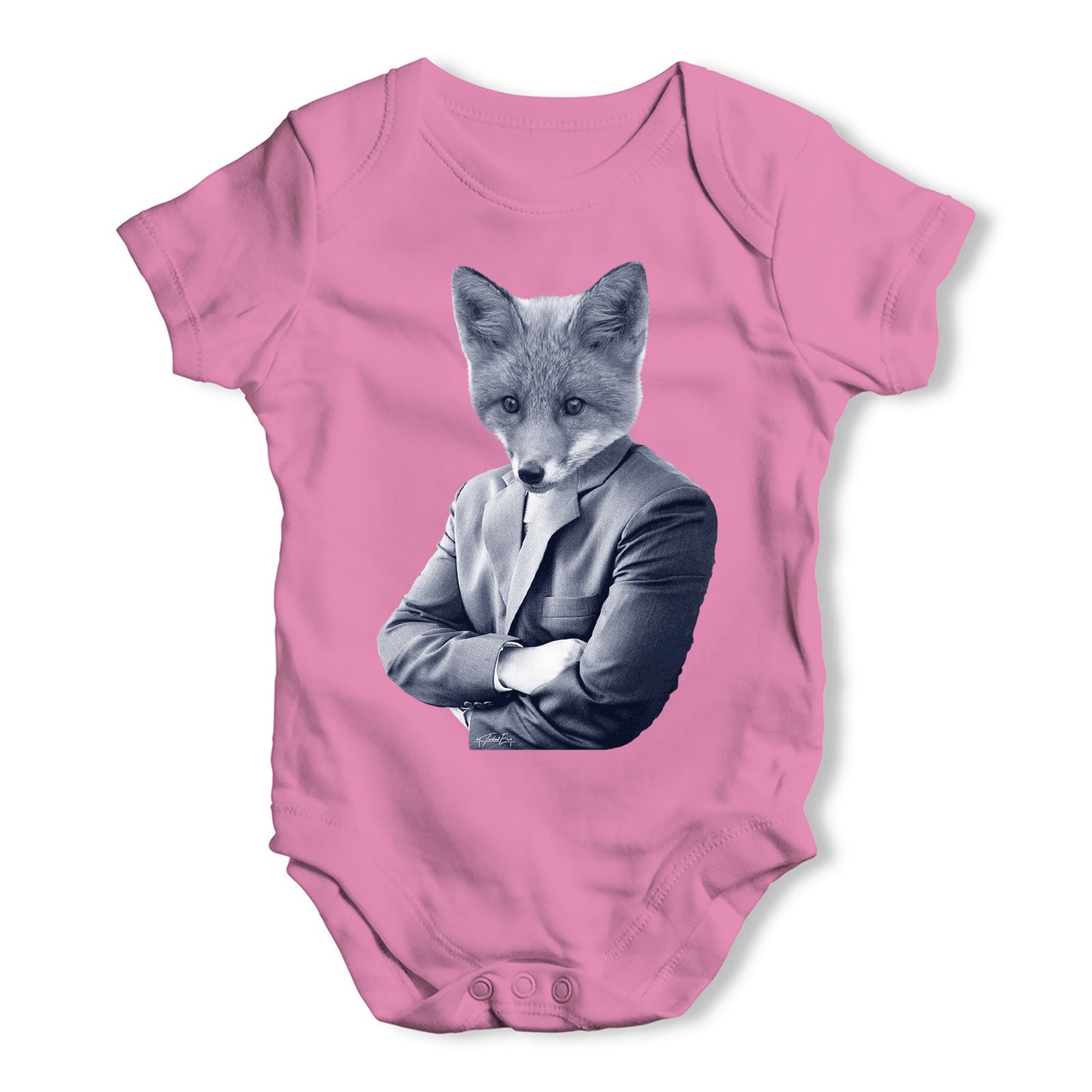 Mr Fox Baby Grow Bodysuit