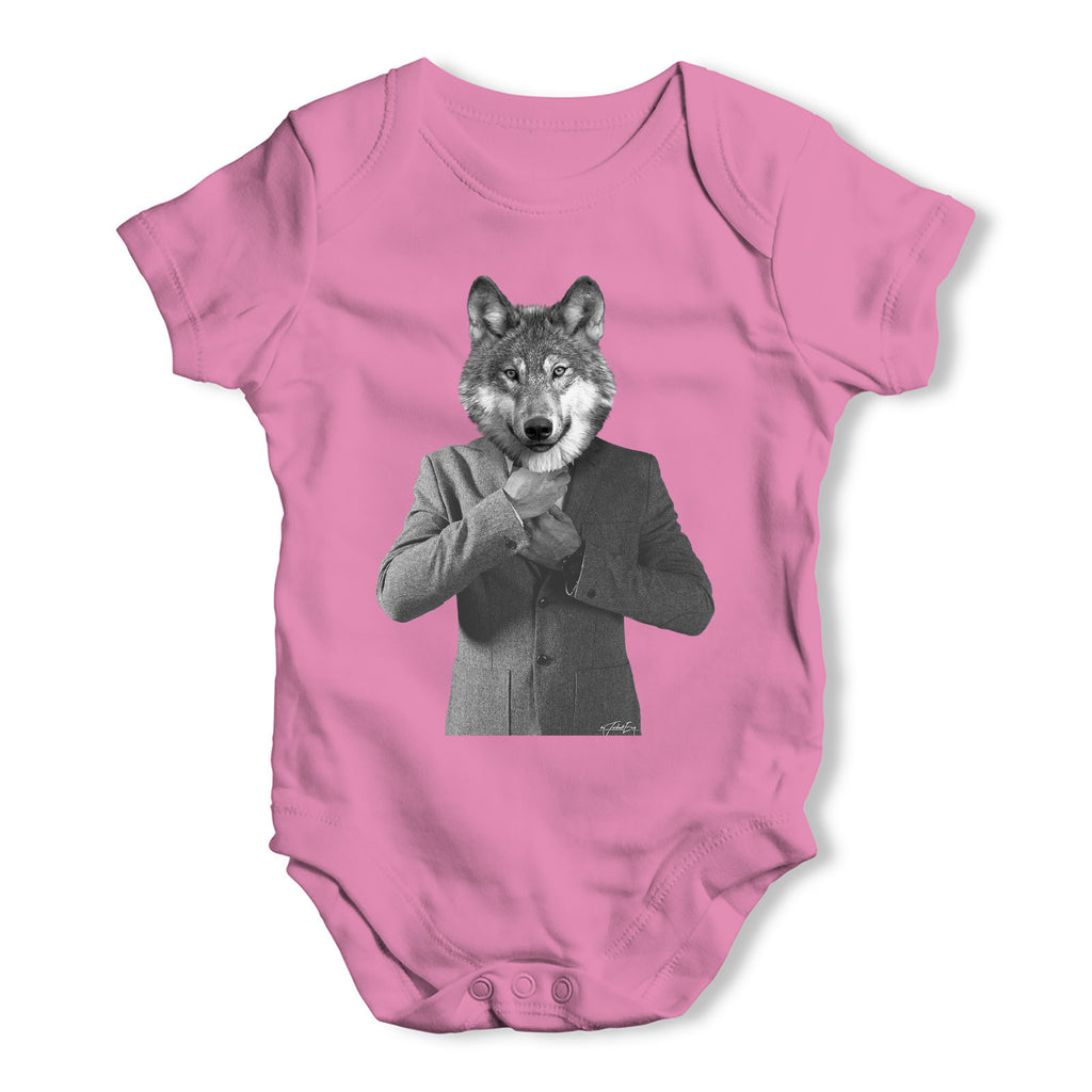 Mr Wolf Baby Grow Bodysuit