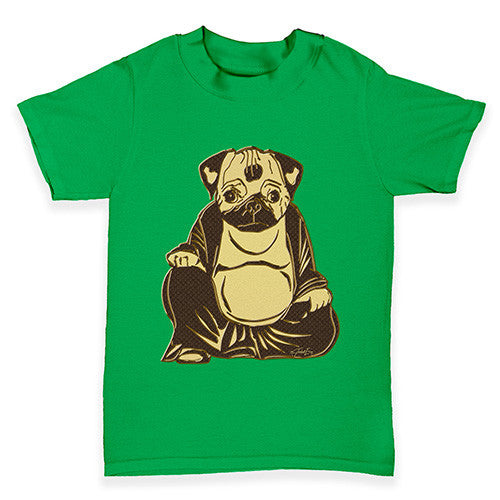 Buddha Pug Baby Toddler T-Shirt