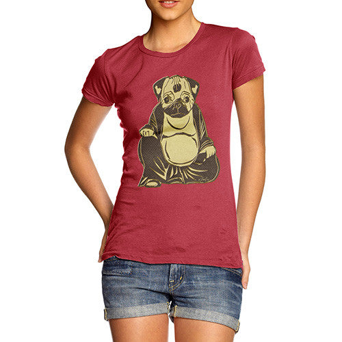 Women's Buddha Pug T-Shirt