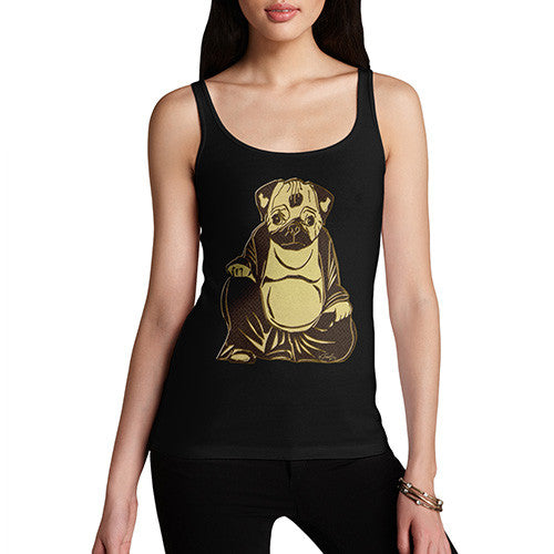 Women's Buddha Pug Tank Top