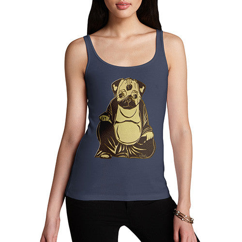 Women's Buddha Pug Tank Top