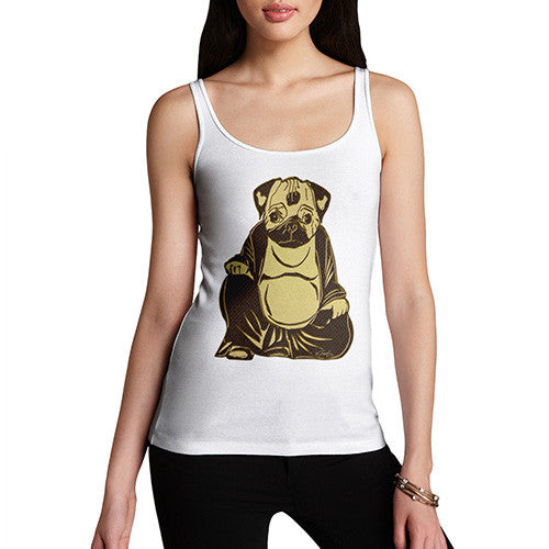 Women's Buddha Pug Tank Top