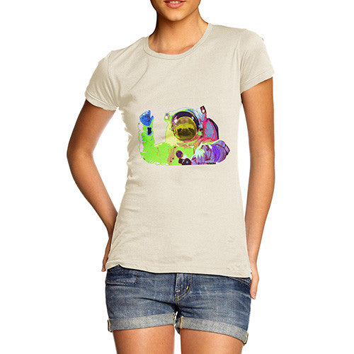 Women's Rainbow Astro Chimp T-Shirt