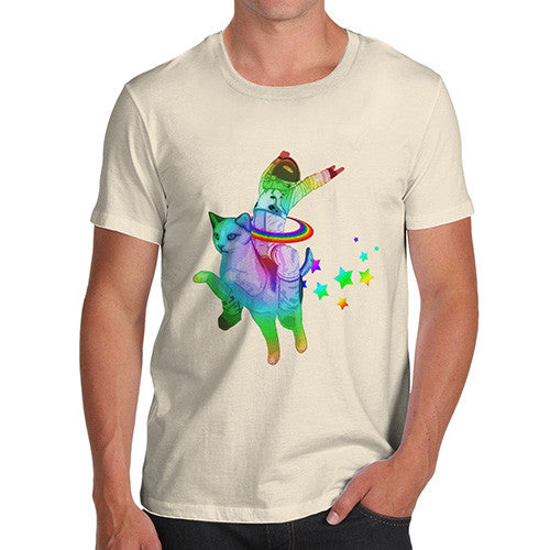 Men's Space Cat Ride T-Shirt