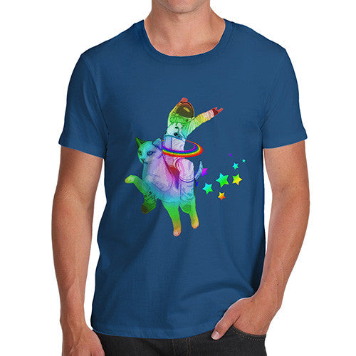 Men's Space Cat Ride T-Shirt