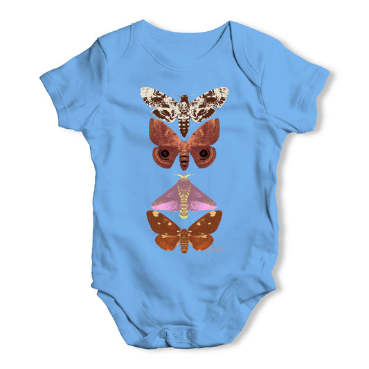 Butterflies And Moths Baby Grow Bodysuit