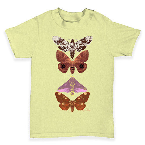 Butterflies And Moths Baby Toddler T-Shirt
