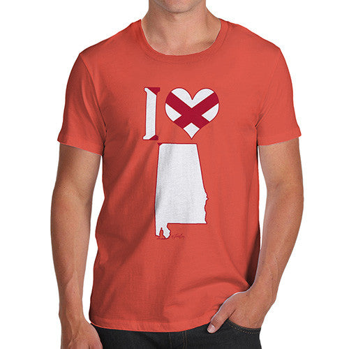 Men's I Love Alabama T-Shirt