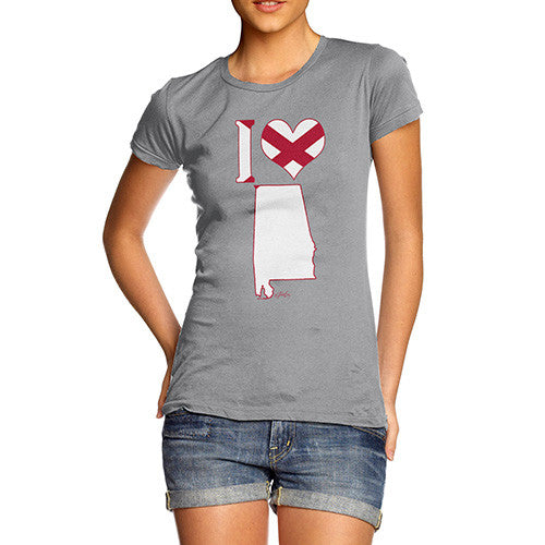 Women's I Love Alabama T-Shirt