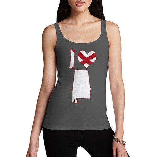 Women's I Love Alabama Tank Top