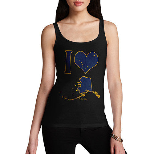 Women's I Love Alaska Tank Top