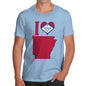 Men's I Love Arkansas T-Shirt