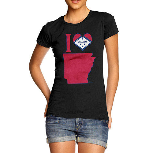 Women's I Love Arkansas T-Shirt