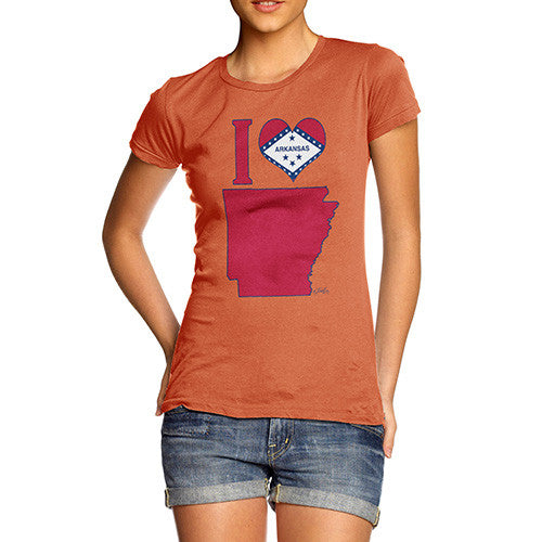 Women's I Love Arkansas T-Shirt