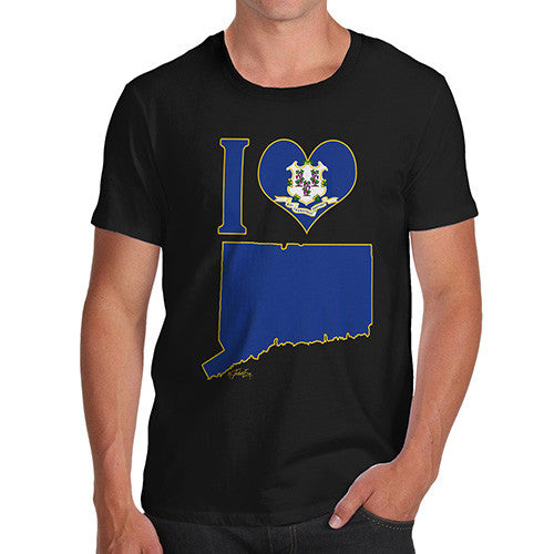 Men's I Love Connecticut T-Shirt