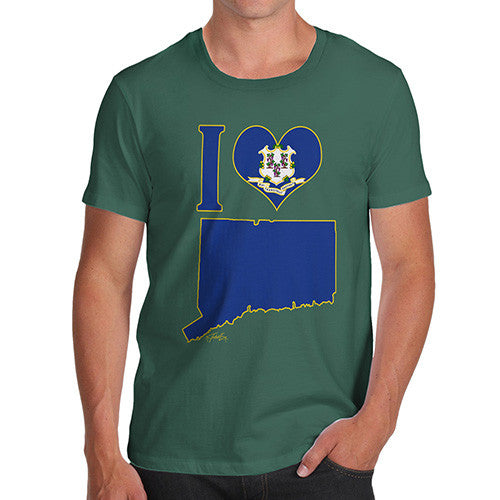 Men's I Love Connecticut T-Shirt