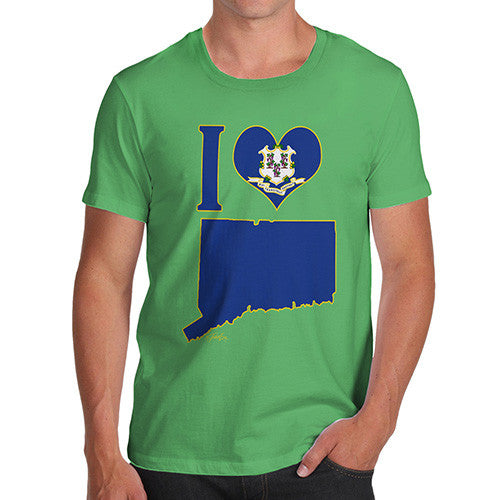 Men's I Love Connecticut T-Shirt