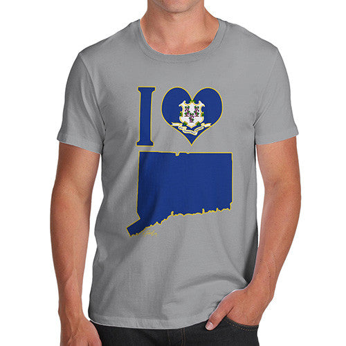 Men's I Love Connecticut T-Shirt