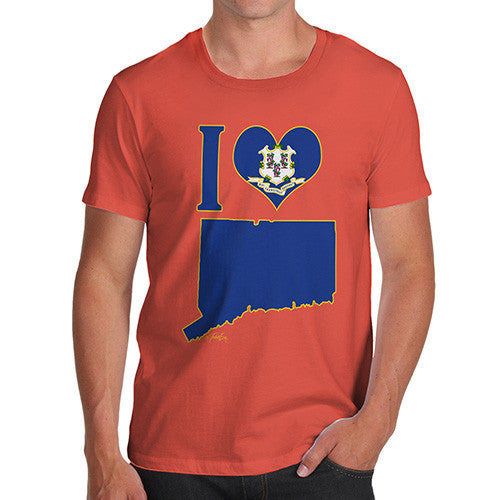 Men's I Love Connecticut T-Shirt