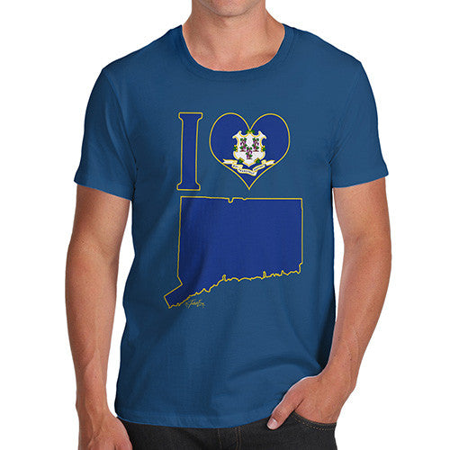 Men's I Love Connecticut T-Shirt