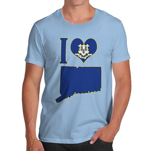 Men's I Love Connecticut T-Shirt