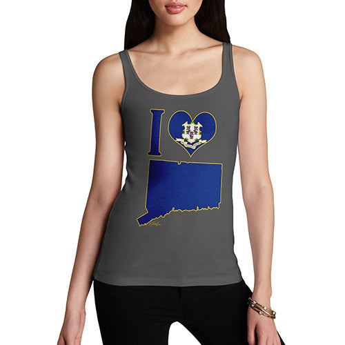 Women's I Love Connecticut Tank Top