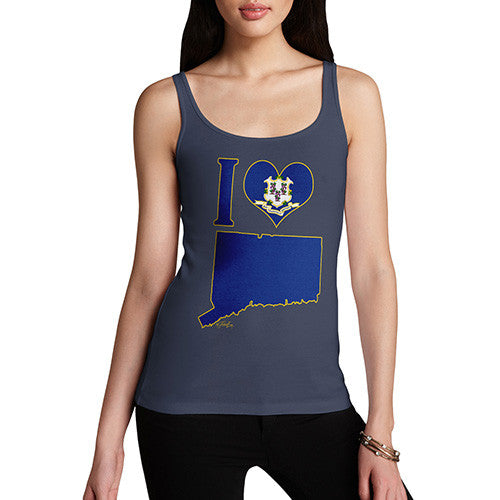 Women's I Love Connecticut Tank Top