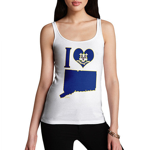 Women's I Love Connecticut Tank Top