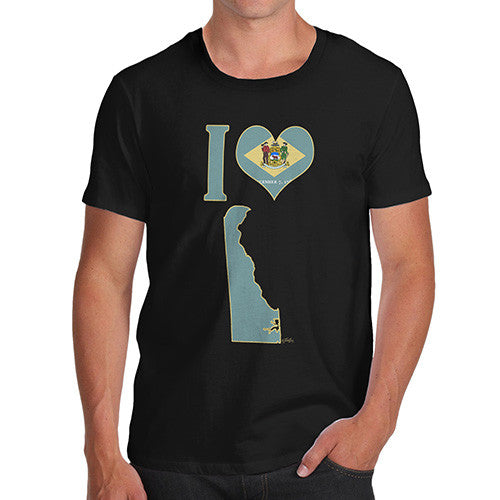 Men's I Love Delaware T-Shirt