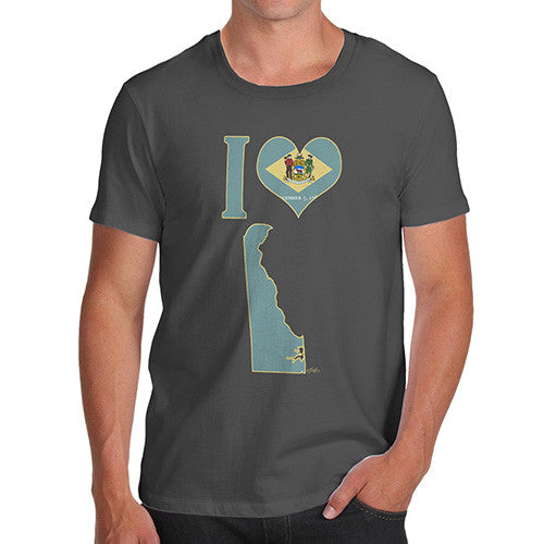 Men's I Love Delaware T-Shirt