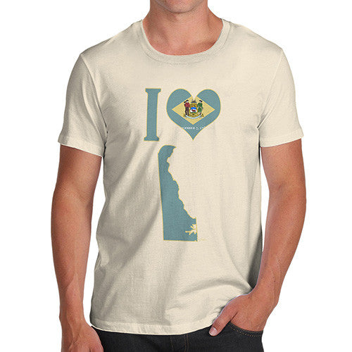 Men's I Love Delaware T-Shirt