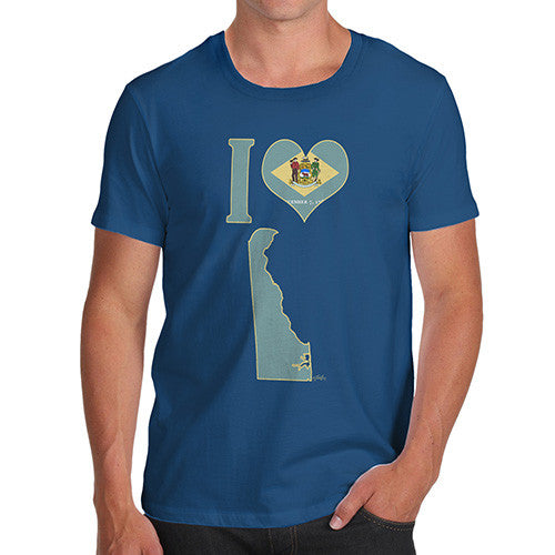 Men's I Love Delaware T-Shirt