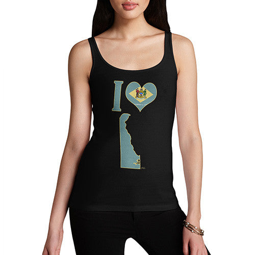 Women's I Love Delaware Tank Top