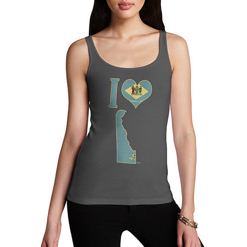 Women's I Love Delaware Tank Top