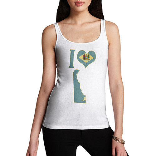 Women's I Love Delaware Tank Top