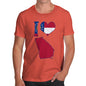 Men's I Love Georgia T-Shirt