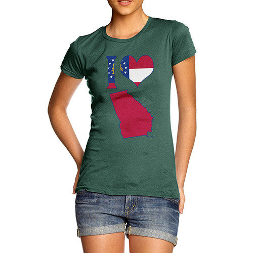 Women's I Love Georgia T-Shirt