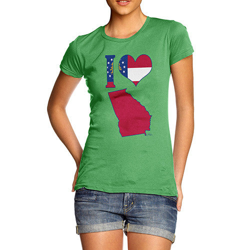 Women's I Love Georgia T-Shirt