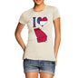 Women's I Love Georgia T-Shirt